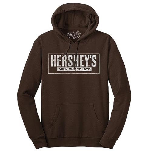 Amazon.com: Tee Luv Hershey's Milk Chocolate Soft Touch Hoodie